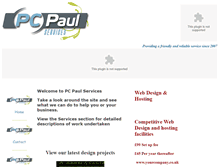 Tablet Screenshot of pcpaulservices.co.uk